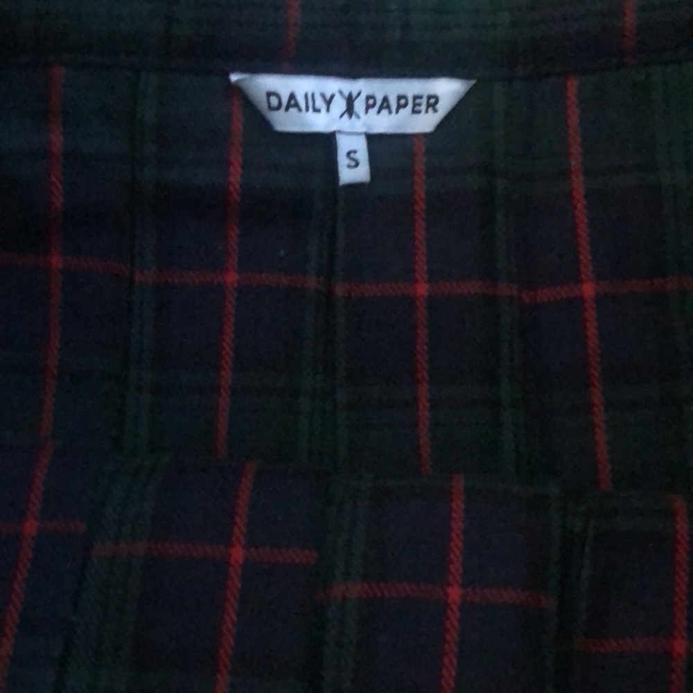 Daily Paper Logo Tape Pleated Skirt SZ S - Picture 3 of 7